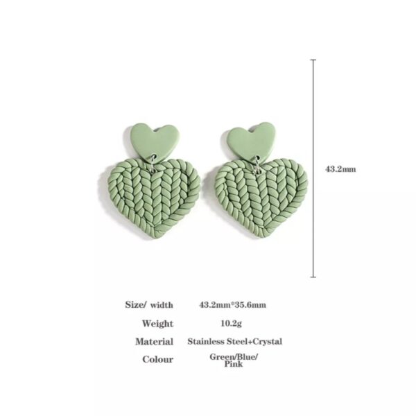 Knited heart dangles - Image 3