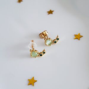 Caterpillar Stud Earrings