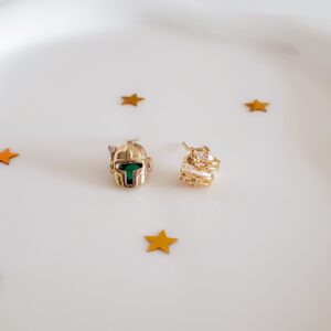 Boba Fett Stud Earrings