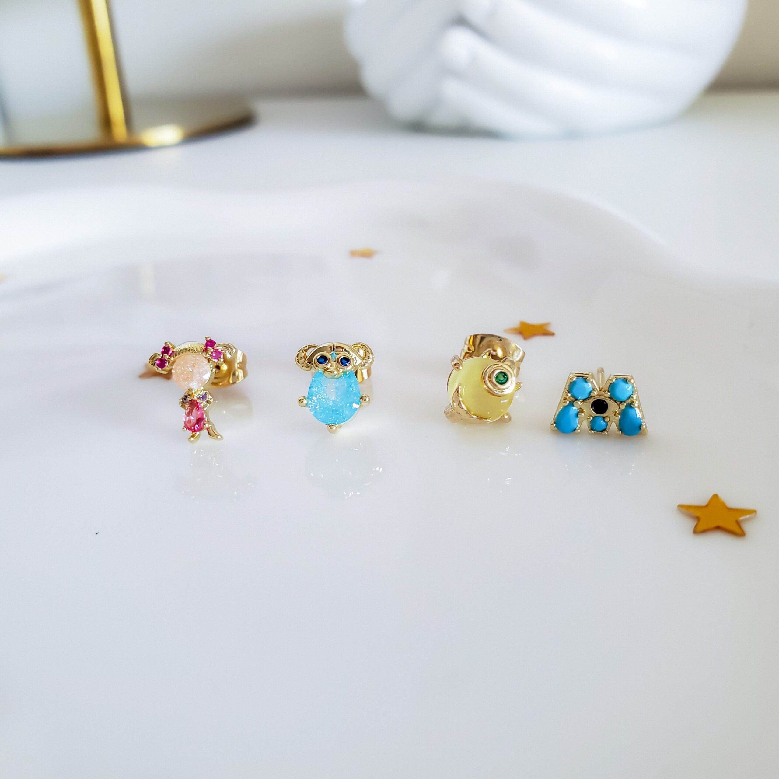Monsters Inc Stud Earrings