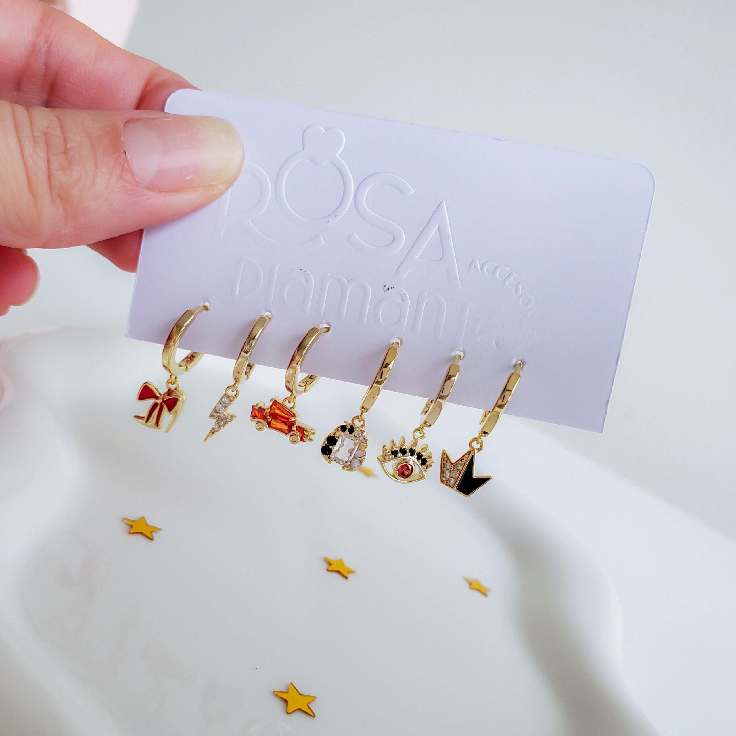 Cruella Devil Hoop Earrings