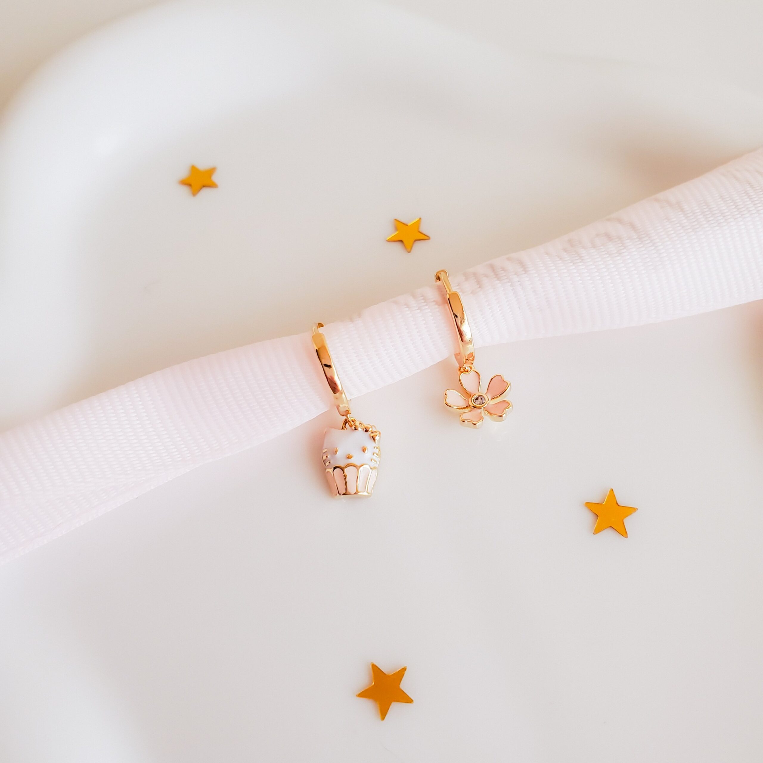 Hello Kitty Hoop Earrings