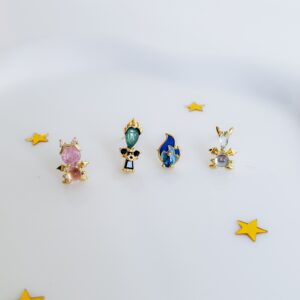 Hercules' Hades God of Death Stud Earrings