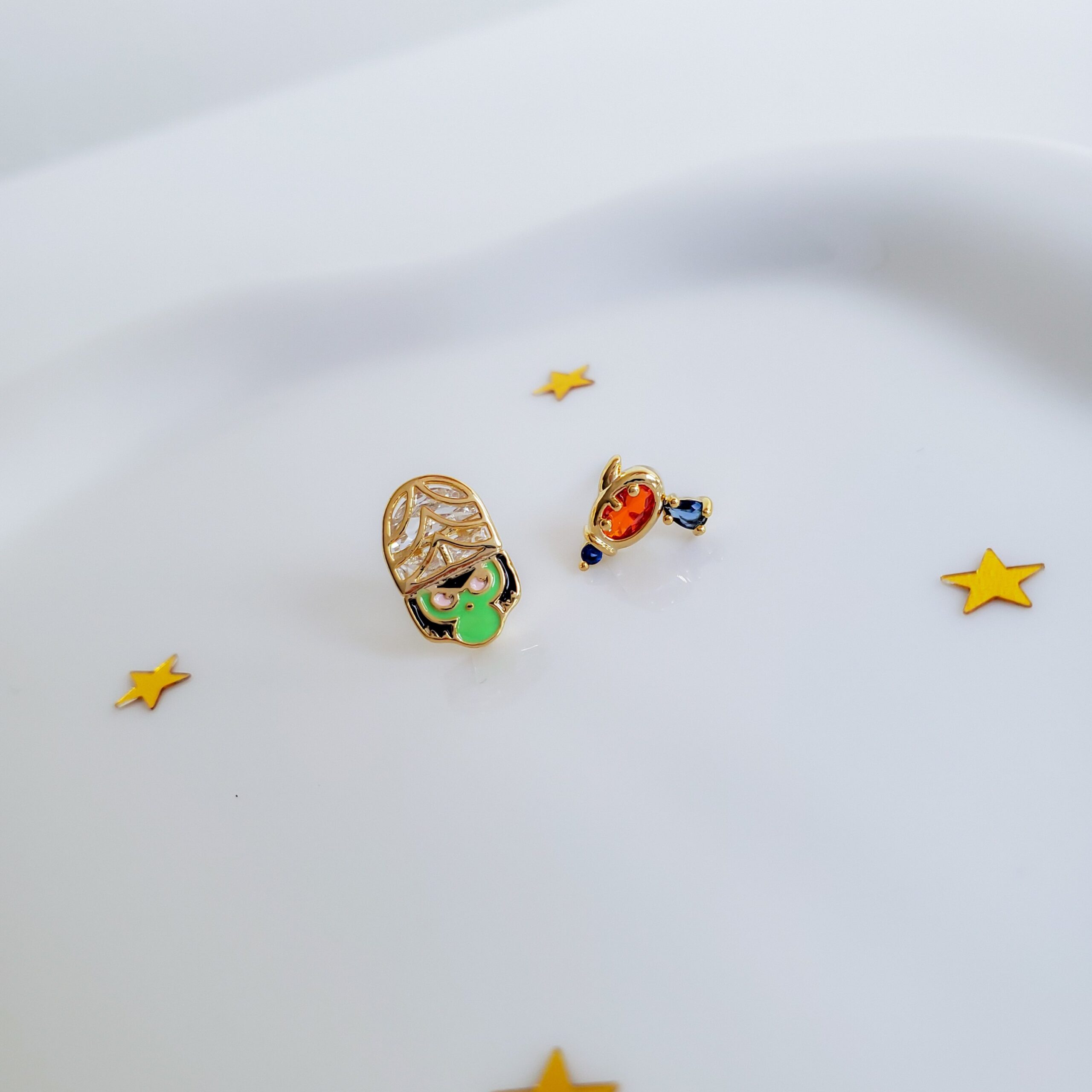 The Powerpuff Girls Mojo Jojo Stud Earrings