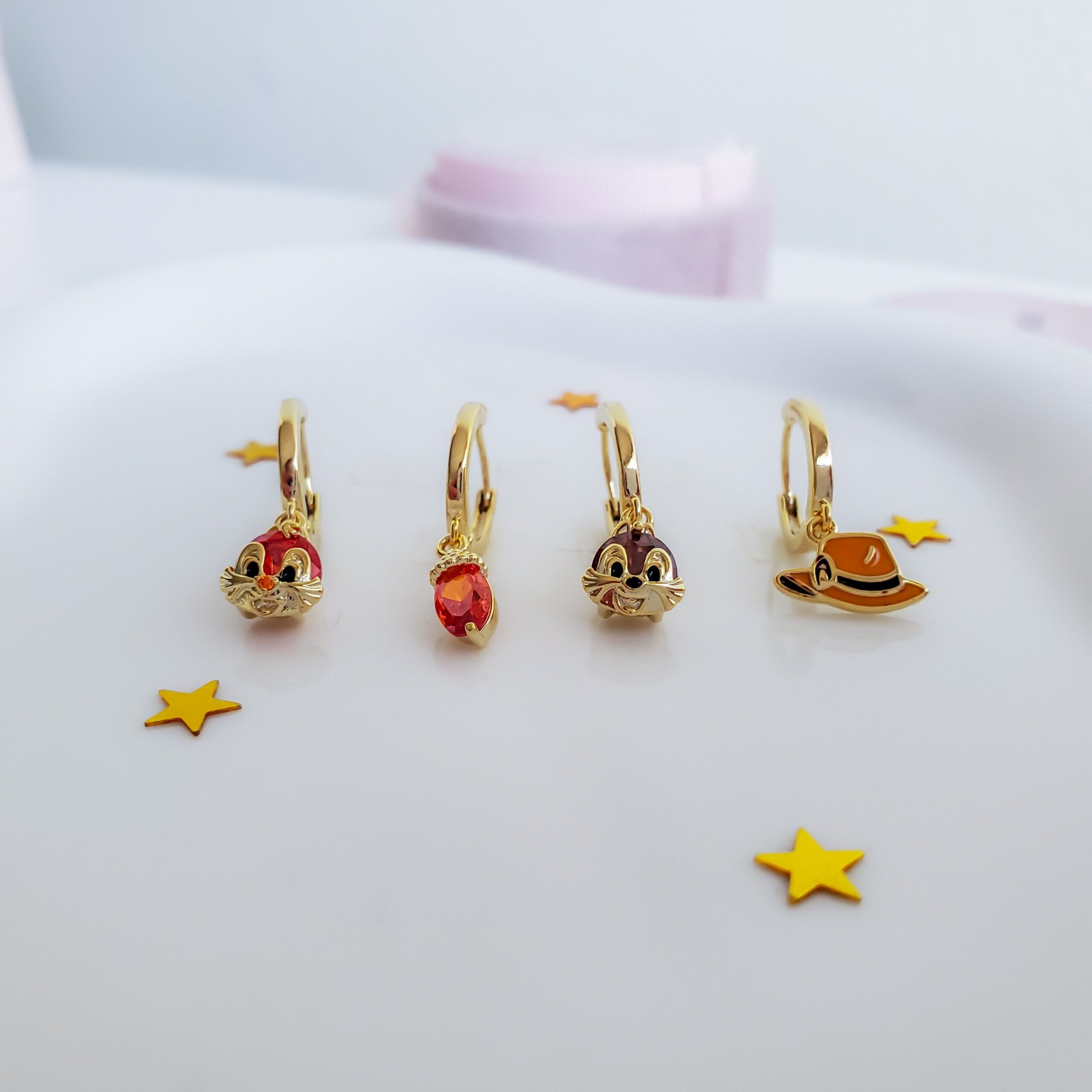 Chip 'N Dale Hoop Earrings