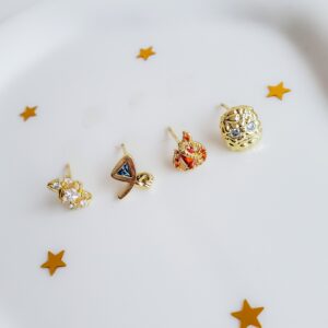 Four Fantastic Stud Earrings