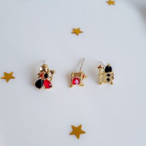 Queen of Hearts Stud Earrings